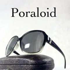 極美品・偏光　Polaroid　ポラロイド　サングラス　ブラックレンズ・フレーム