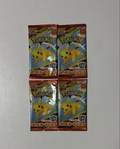ポケモン プロモカードパック マクドナルド 4パック 未開封 マック ポケカ