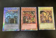 遊戯王 海外版　オシリスの天空竜　オベリスクの巨神兵　ラーの翼神竜　25th