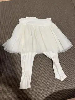 【GAP】ホワイトチュチュ付きレギンス