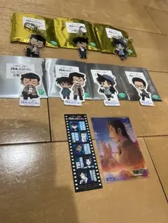 名探偵コナン　リアル脱出ゲーム　アクリルキーホルダー　シール　オリジナルしおり