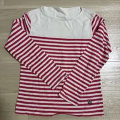 BEAMS HEART 赤と白ストライプ 長袖Tシャツのサムネイル