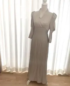 【新品タグ付き】スナイデル　SNIDEL パフスリーブスイッチングワンピース