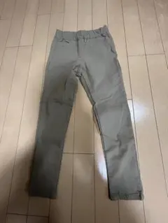 devirock ロングパンツ 120cm ベージュ　ストレッチ