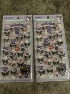 KUROMI 3Dステッカー 2シートセット