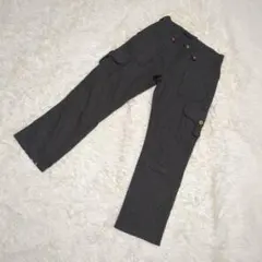 Simplicite plus ウール素材　カーゴパンツ　グレー　46