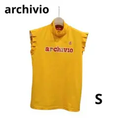 【美品】archivio アルチビオ ノースリーブシャツ レディース ゴルフ Sのサムネイル
