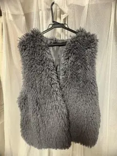 グレー ファーコート サイズF