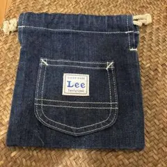 ◼️Lee デニム 巾着 ポーチ LA0169のサムネイル