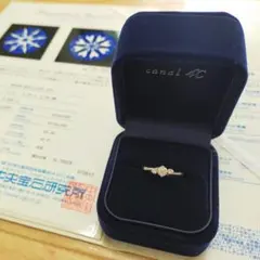 canal4℃ Pt900 ダイヤモンドリング 0.2ct 指輪