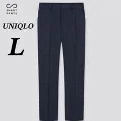 【新品】ユニクロ　スマートアンクルパンツ　チェック　ストレッチ　ウエストゴム