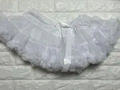 う*ぎ様 ホワイト フリル パニエ　難あり
