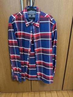 TOMMY HILFIGER 長袖シャツ M チェック柄