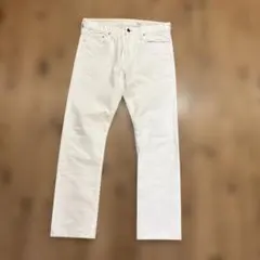 ホワイト スリムフィット デニム chiefkeef brrrsos着用似