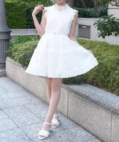 axesfemmePOETIQUE コットンレースキャミワンピースのサムネイル