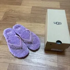 UGG W FLUFFIE II パープル サンダルのサムネイル