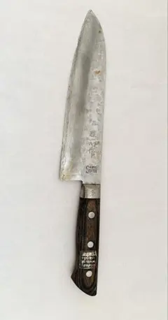 雅一心作 三徳包丁 スウェーデン鋼 槌目仕上げのサムネイル