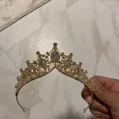 ゴールドクリスタルティアラ
