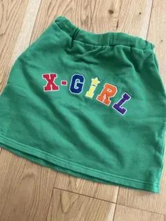 X-GIRL グリーンスカート 140
