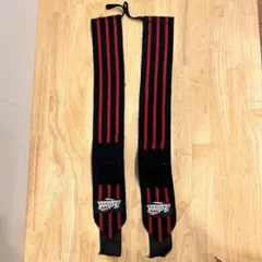 Schiek リストラップ 黒/赤