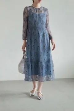 【1月末処分】kaene カエン オールレースワンピース