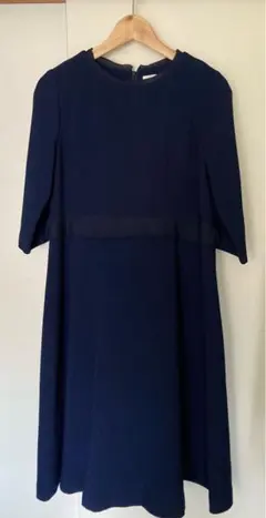 フォーマルワンピース　ネイビー