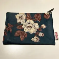 Cath Kidston キャスキッドソン 花柄ポーチ グリーン