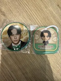 KINGDOM 缶バッジandメモ帳セット　山下健二郎