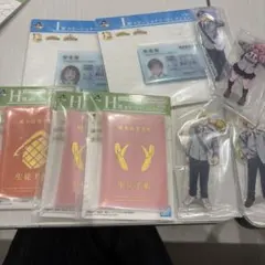 僕のヒーローアカデミア 一番くじ 学生証 生徒手帳風ケース　アクスタ　上鳴　爆豪