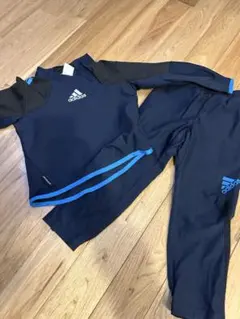 adidas ジャージセット ネイビー　100 サッカー