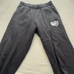 PUMA ブラック スウェットパンツ