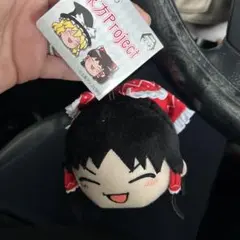 東方Project ぬいぐるみ マスコット 博麗霊夢タグ付き
