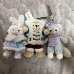 ダッフィーフレンズ ぬいぐるみバッジ3点セット