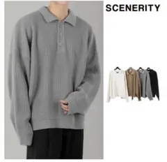 【SCENERITY】Weenee Oversized Fit Knit 韓国