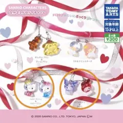 なかよしドロップチャーム ハローキティ＆ミミィ.クロミ&マイメロ2種セット