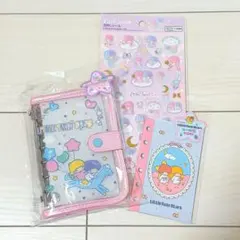 キキララ シールバインダー シール帳 箔押しシール リトルツインスターズ