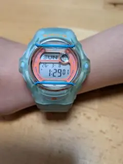 CASIO Baby-G 水色 デジタル腕時計