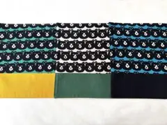 ランチョンマット25×35 くま柄　色違い　グリーン　ブルー　入学準備