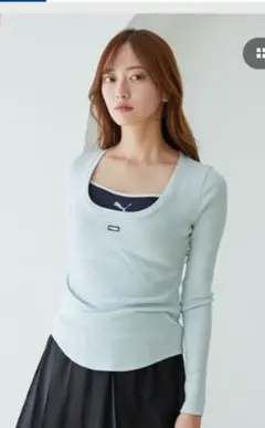 SNIDEL 【SNIDEL×PUMA】レイヤードカットソーのサムネイル