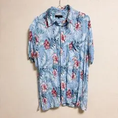 [美品]roshell アロハシャツ Lサイズ フラワープリントのサムネイル