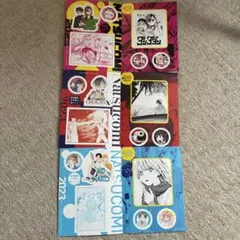 ナツコミ2023年 シール　ダンダダン　アオのハコ　超人X