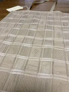 新品　qiri daring check トートバッグ