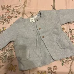 ZARA ベビー カーディガン 12-18ヶ月 グレー