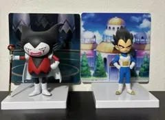 【非売品】ドラゴンボールDAIMA パネル付きフィギュア ベジータ＆ゴマー