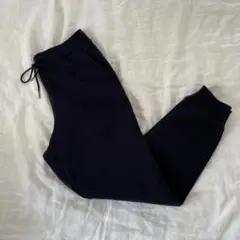 【未使用】ユニクロ ヒートテックボアスウェットパンツ ネイビー Lサイズ