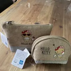 新品未使用日焼けキティポーチ　しまむら　サンリオ 2点セット