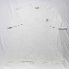 ★ Carhartt K87 ホワイト ポケットTシャツ XL
