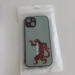 虎さん　ミントグリーン iPhone14ケースのサムネイル