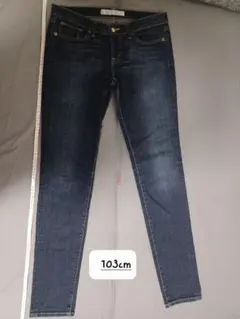 ユニクロ スリムフィット indigoデニムパンツ