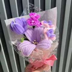 モールフラワー 枯れない花束 プレゼント花束 韓国ハンドメイド 母の日